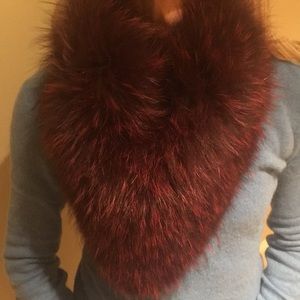 jocelyn Accessories - Jocelyn Fox Fur Bandana jocelyn Accessories - Jocelyn Fox Fur Bandana